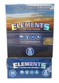 Elements King Size "Slim" Rice Rolling Paper - 50 Ct