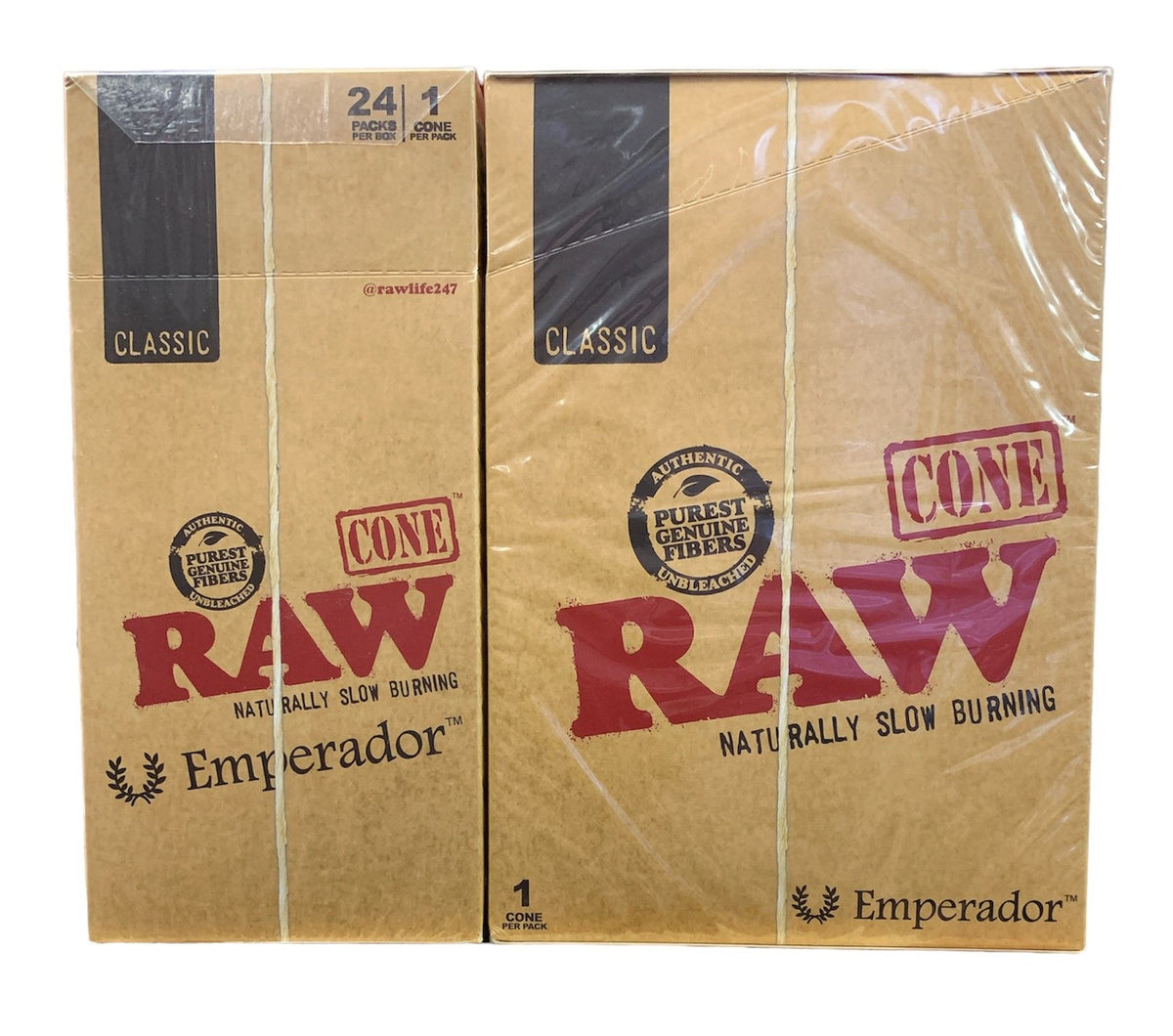 RAW "Emperador" Cone - Classic - 15 Ct