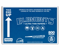 Elements King Size Cone - Rice - 800 Ct Backrolled