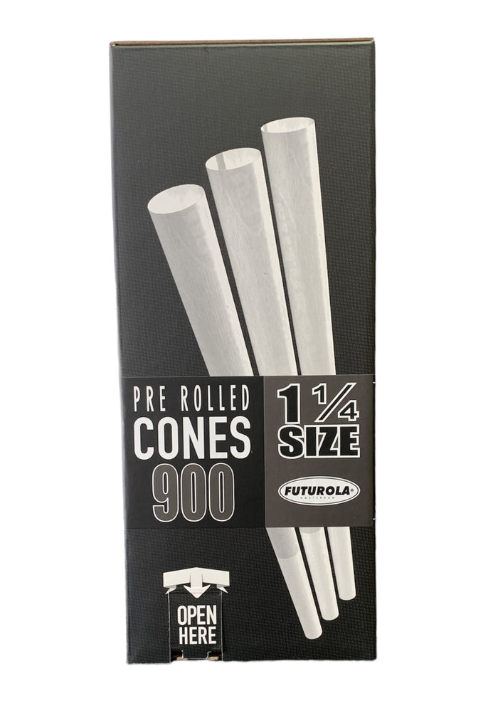 Futurola 1-1/4" Cone - White - 900 Ct