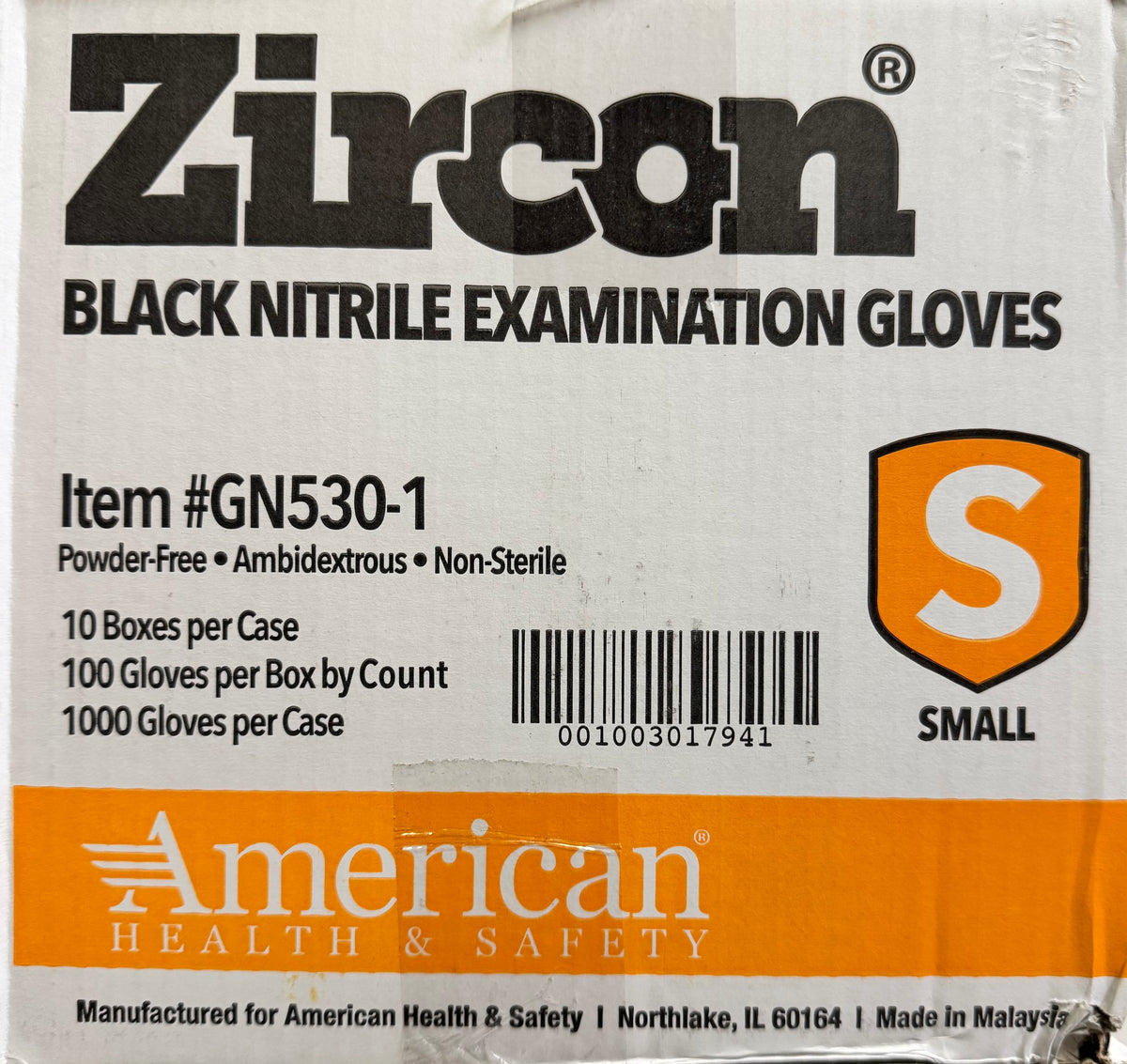 4 Mil Black Nitrile Glove - Case of 10 Boxes