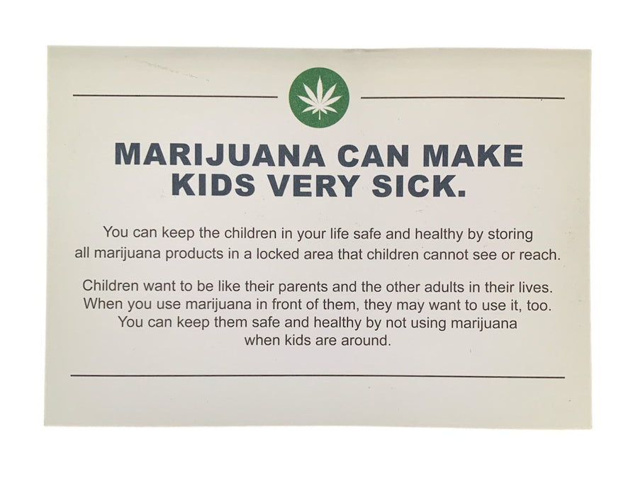 Warning Cards - 5000 Ct