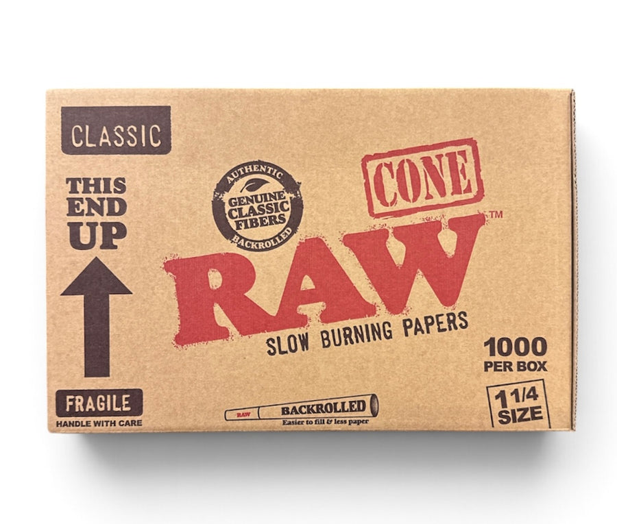 Raw 1-1/4" Cone - Classic - 1000 Ct