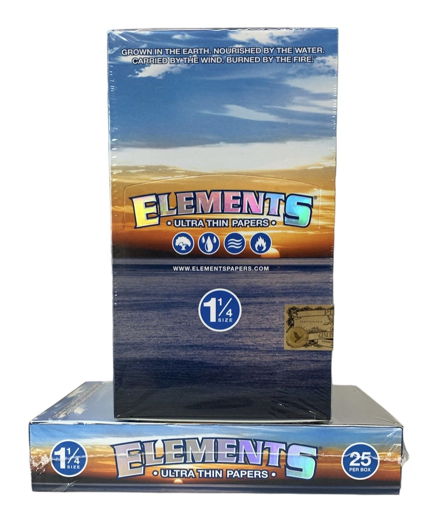 Elements 1-1/4" Rice Rolling Paper - 25 Ct