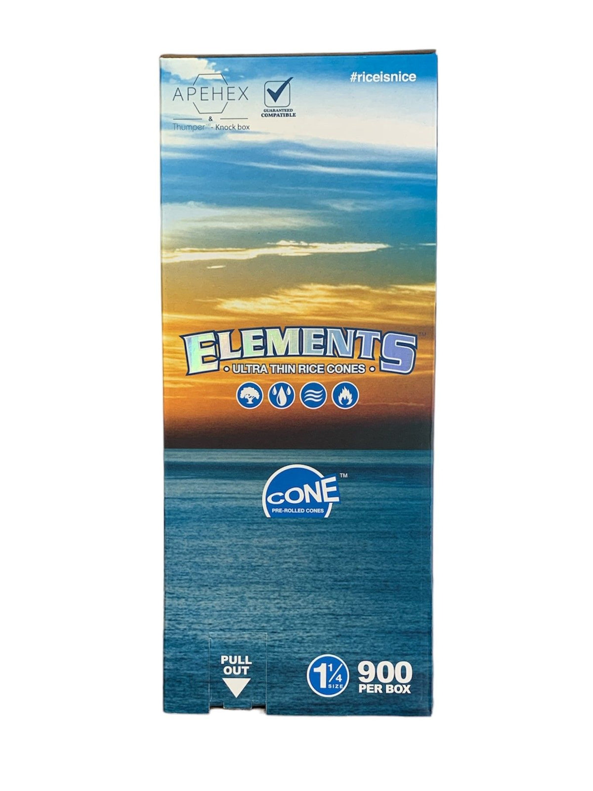 Elements 1-1/4" Cone - Rice - 900 Ct