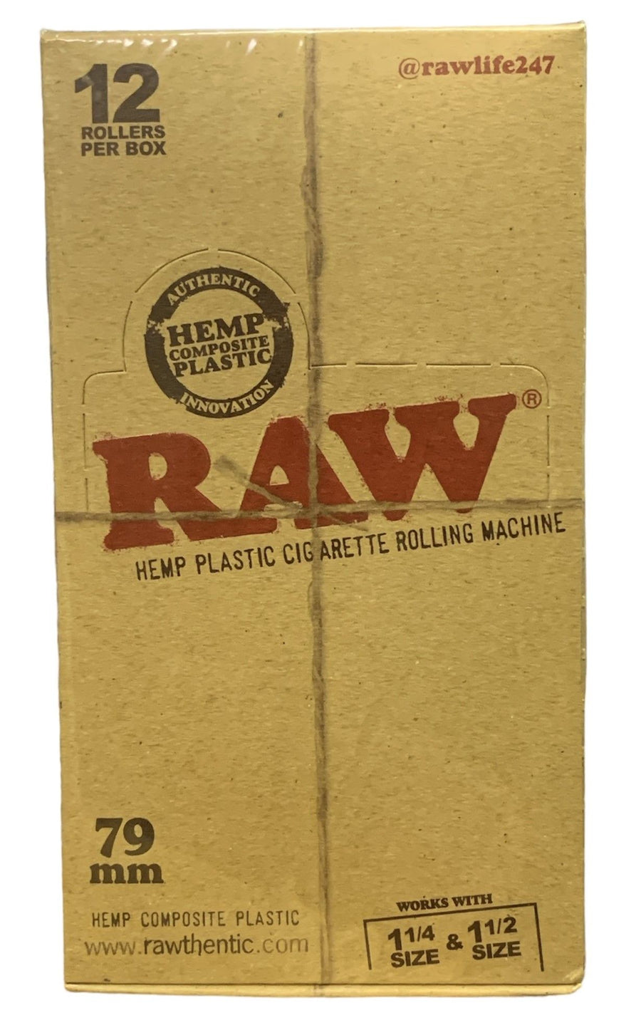 RAW 79mm Rolling Machine - 12 Ct