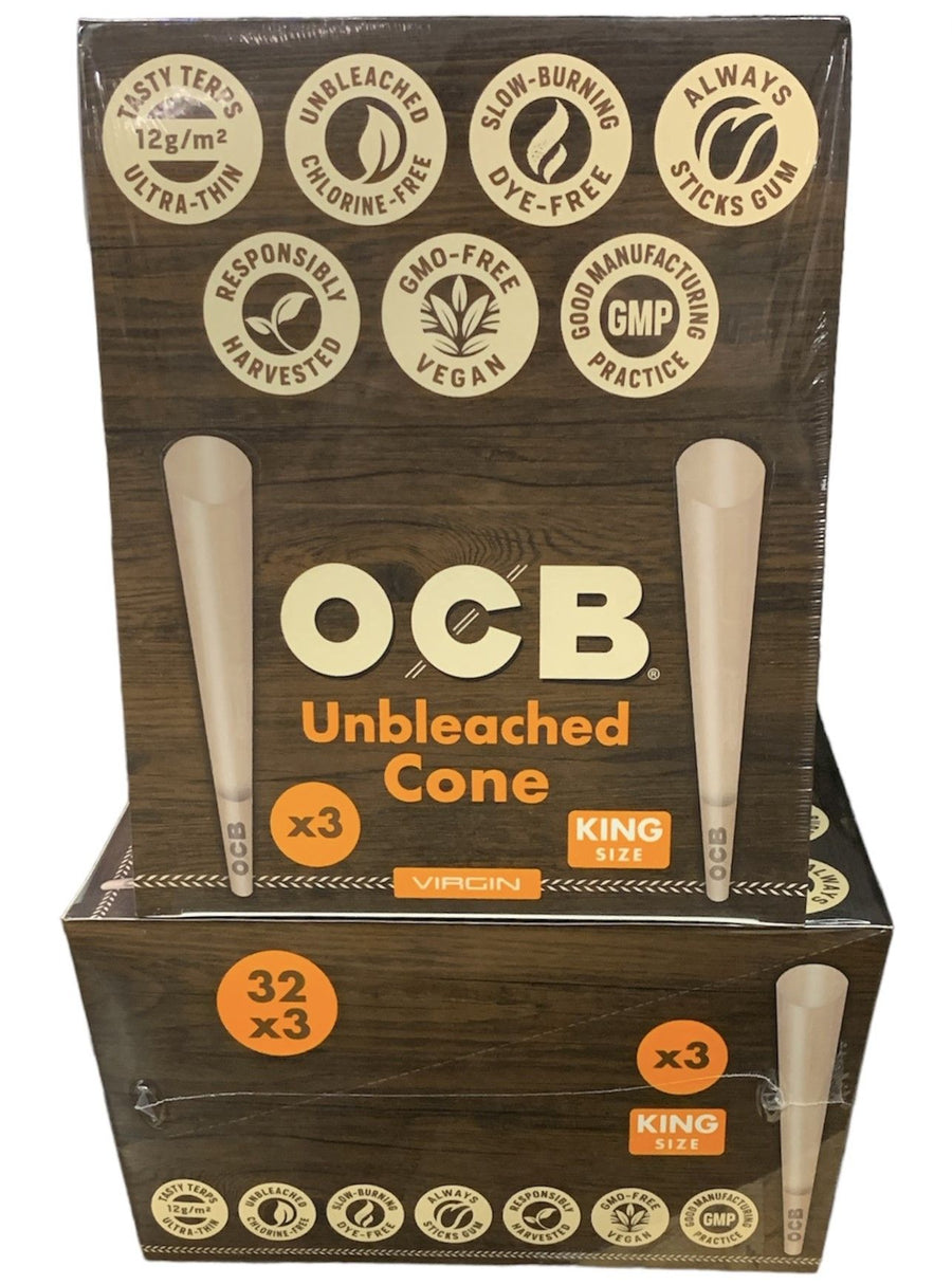 OCB King Size Cone - Virgin - 32 Ct