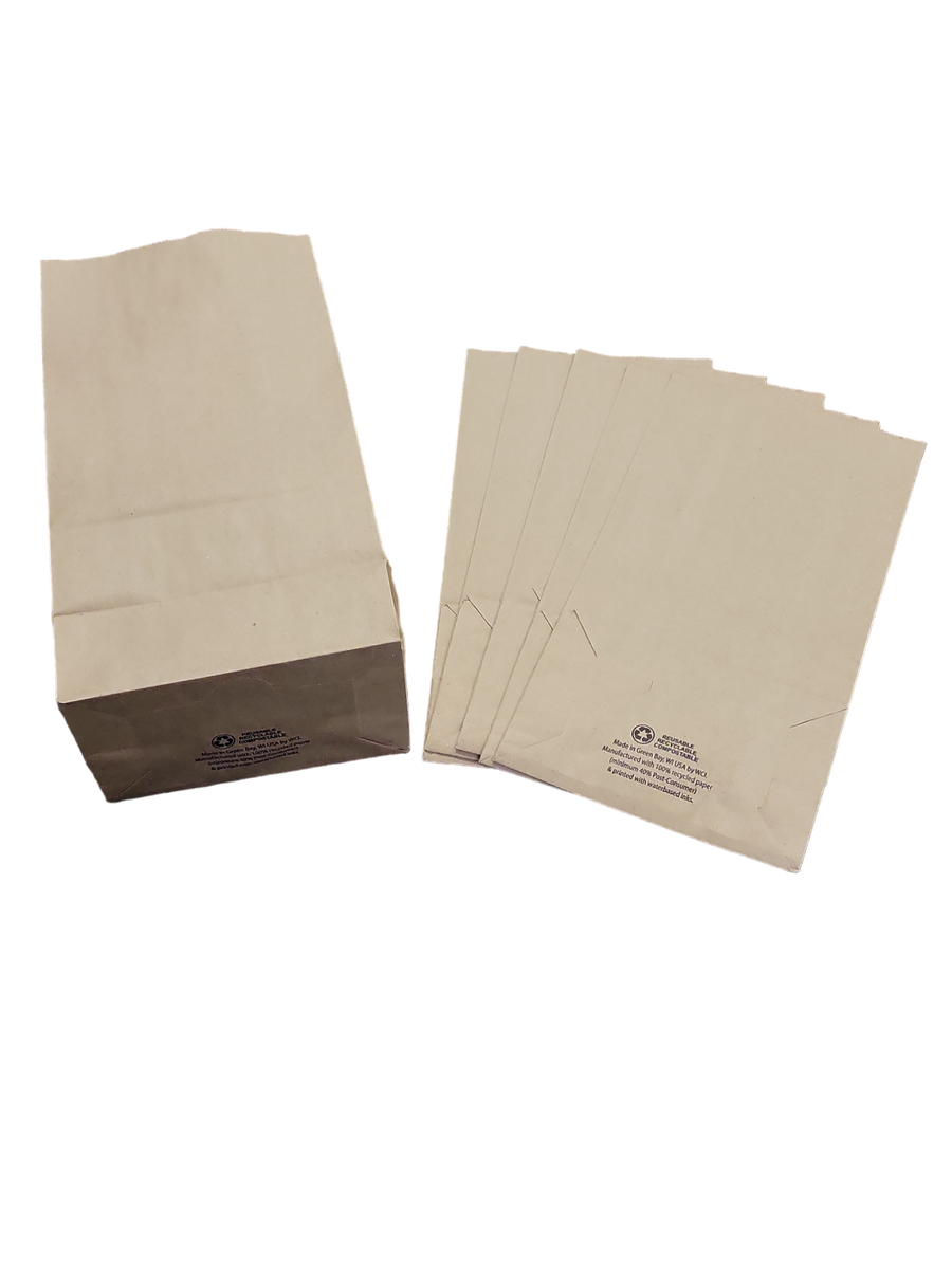 4# 100 % Recycled Paper Exit Bag - 500 Ct